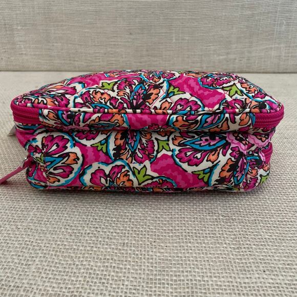 Vera Bradley, New with Tags, Blush and Brush Makeup Case Bag in Sunburst Floral - Picture 6 of 9